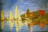Claude Monet Regatta At Argenteuil painting